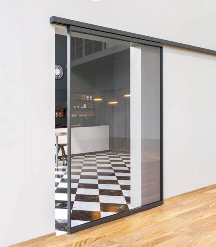 Drzwi szklane przesuwne