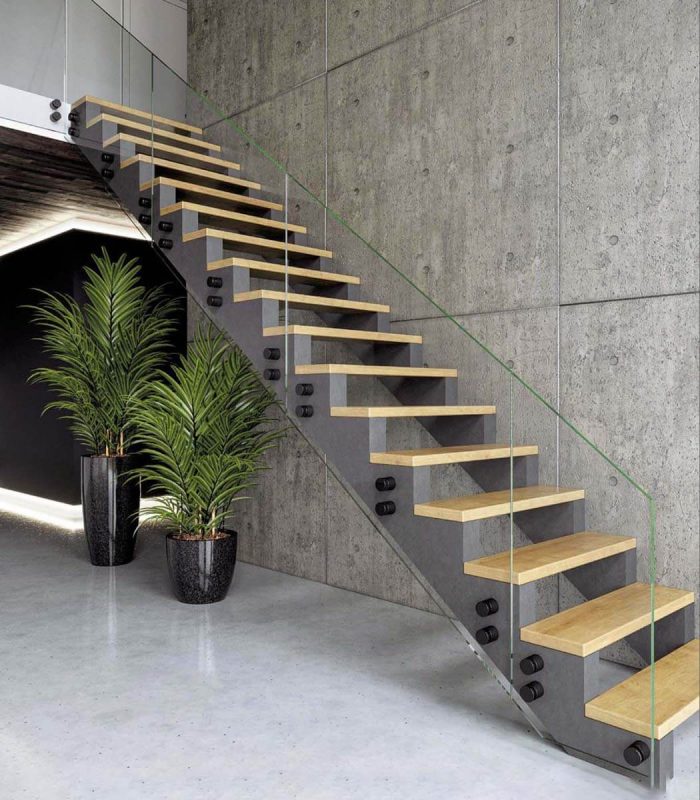 Balustrada szklana na rotulach