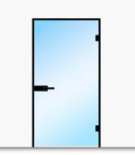 Drzwi szklane wejściowe