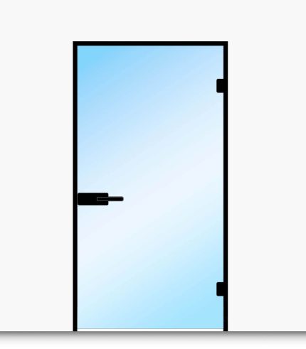 Drzwi szklane wejściowe