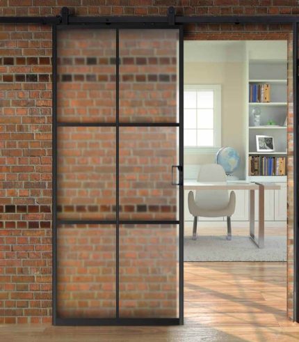 Drzwi szklane industrialne