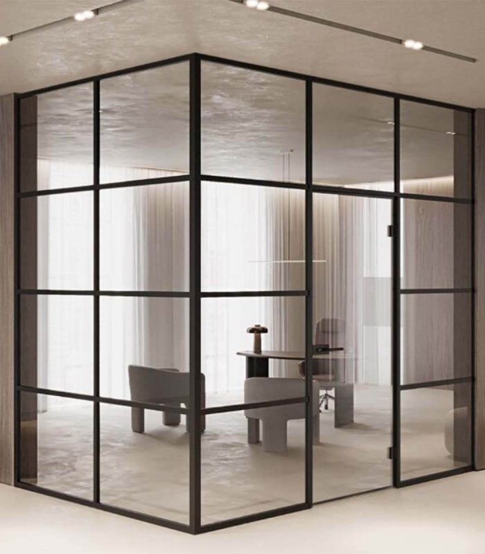 Zabudowy szklane loftowe