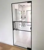 Drzwi szklane loftowe