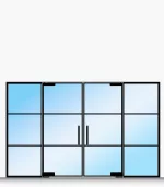 drzwi szklane podwójne