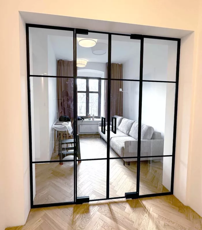 drzwi dwuskrzydłowe loft