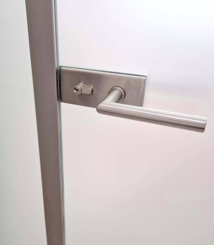 Zabudowa szklana bez naświetla